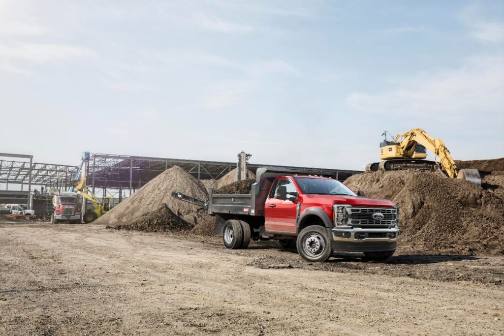 2024 Ford XL Chassis Cab at Construction Site