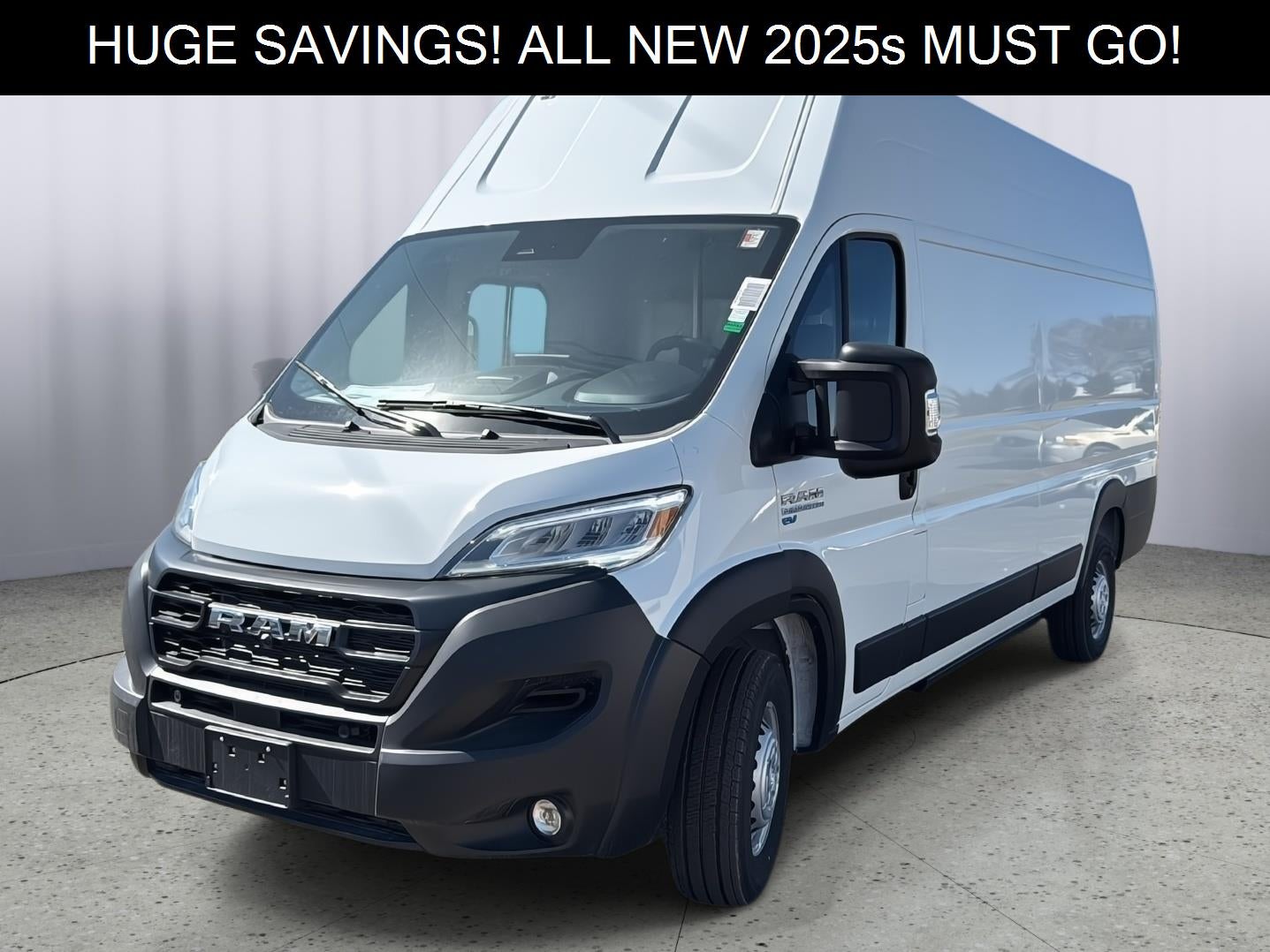 2025 RAM Ram ProMaster EV RAM PROMASTER EV STEP VAN SUPER HIGH ROOF 159' WB EXT