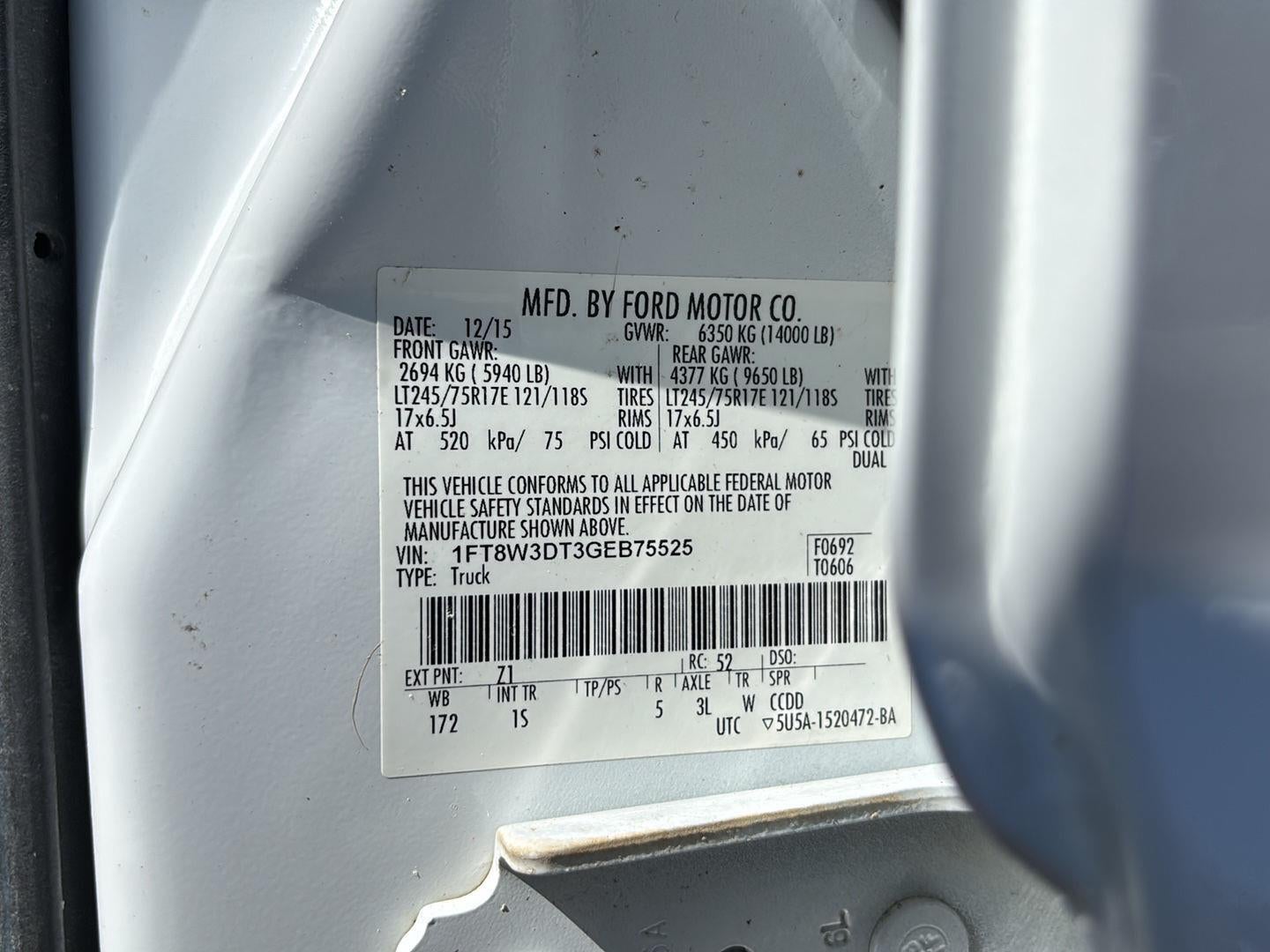 2016 Ford Super Duty F-350 DRW XL