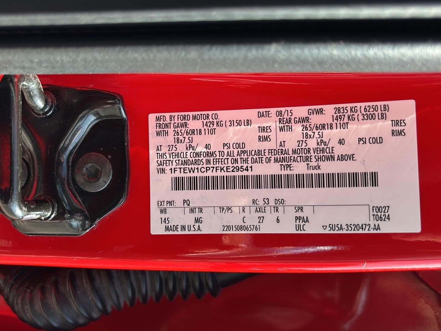 2015 Ford F-150 XLT