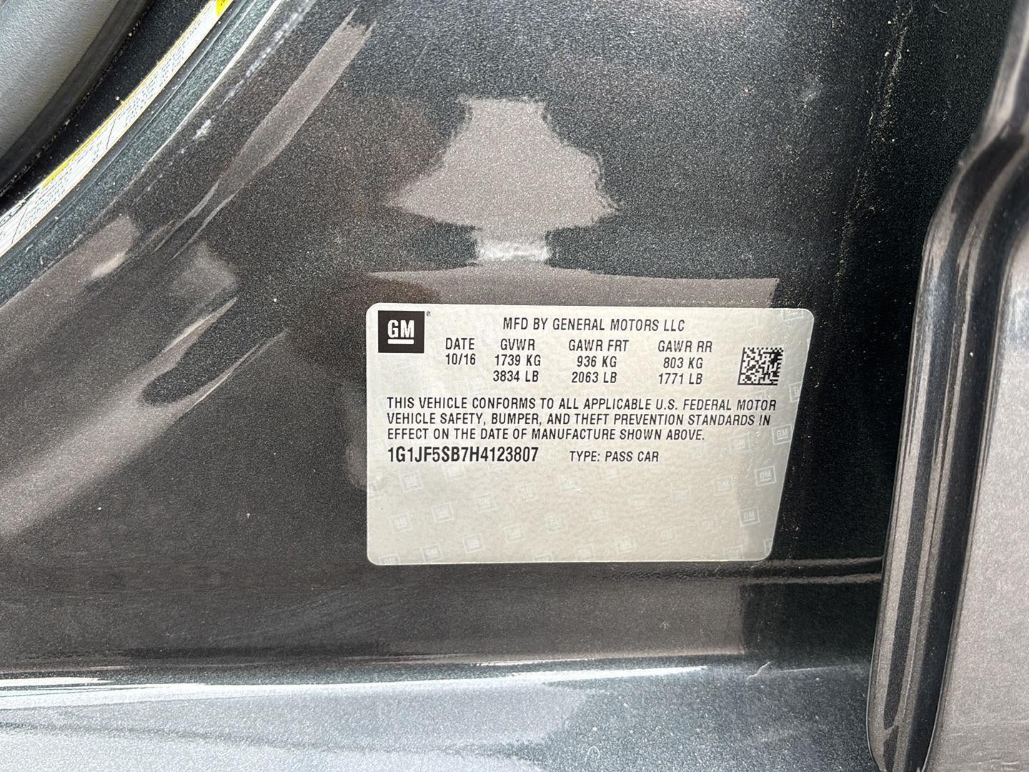 2017 Chevrolet Sonic Premier