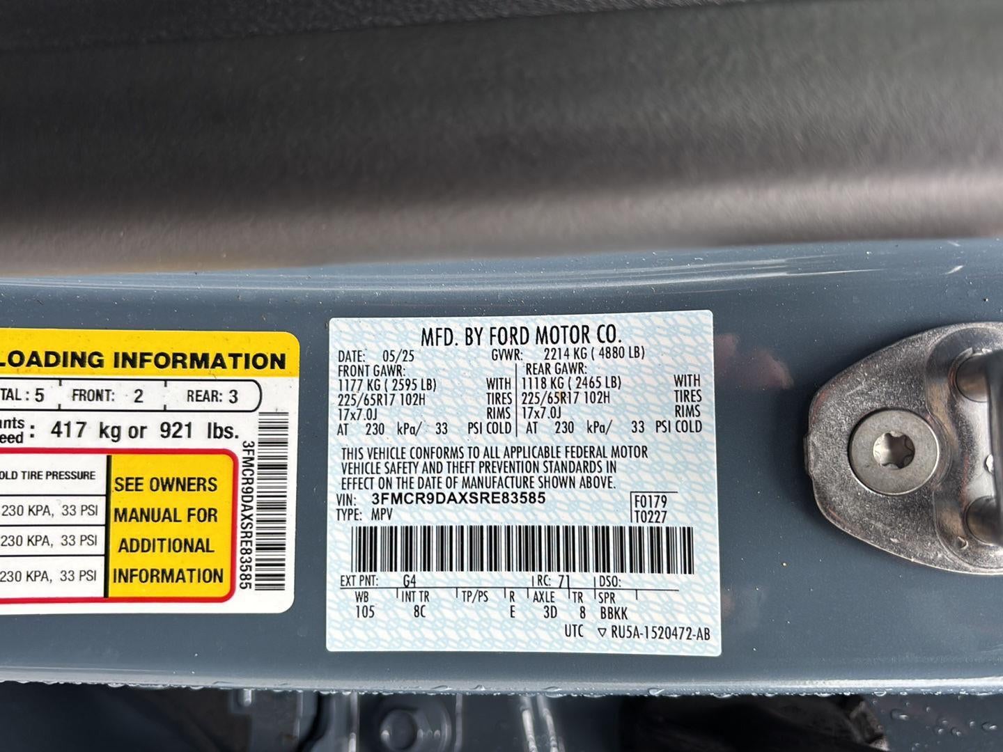 2025 Ford Bronco Sport Badlands