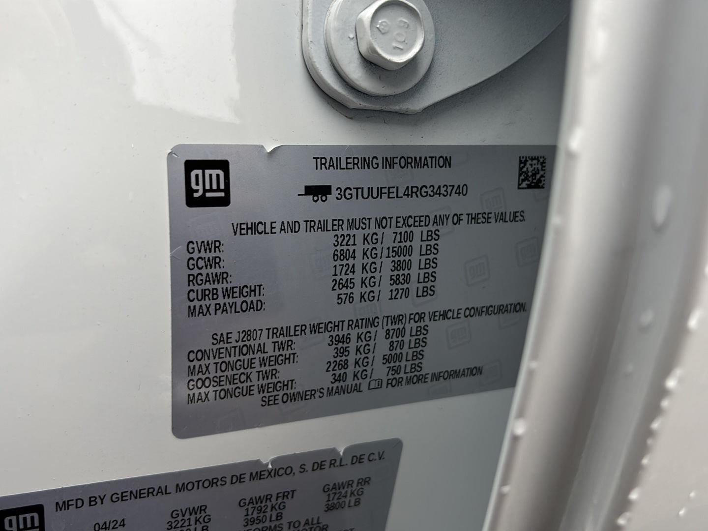 2024 GMC Sierra 1500 AT4X