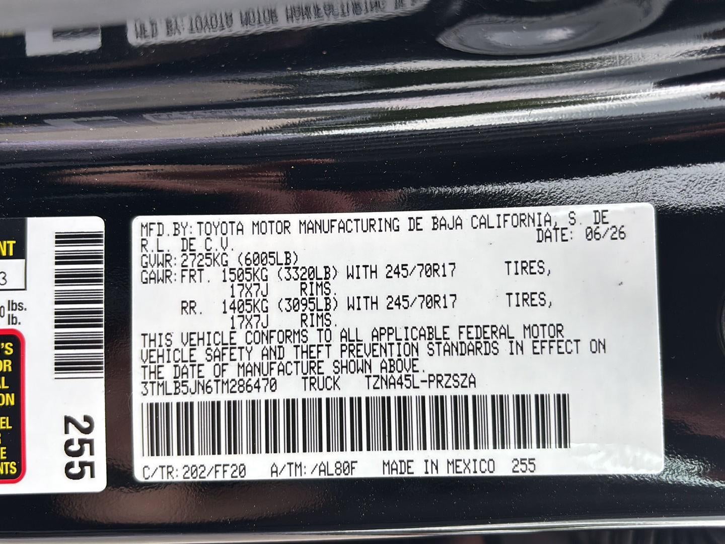 2026 Toyota Tacoma SR5