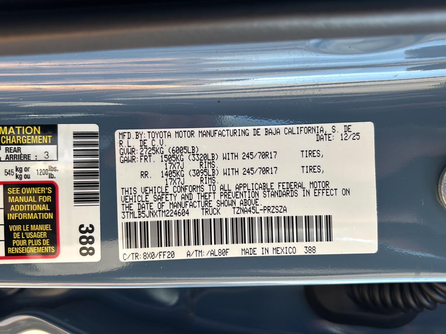 2026 Toyota Tacoma SR5