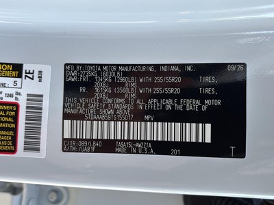 2026 Toyota Grand Highlander Platinum