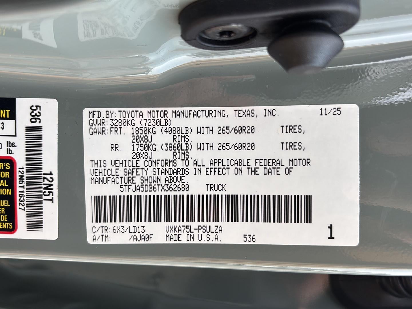 2026 Toyota Tundra Limited