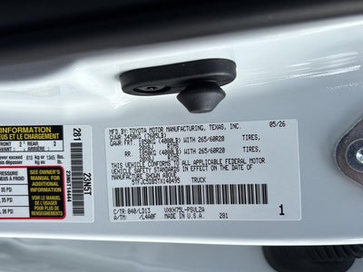 2026 Toyota Tundra i-FORCE MAX Tundra Limited