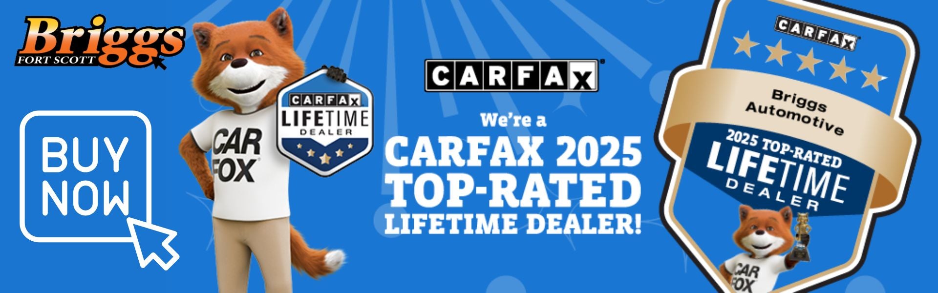 Carfax 2025 Top-rated Dealer