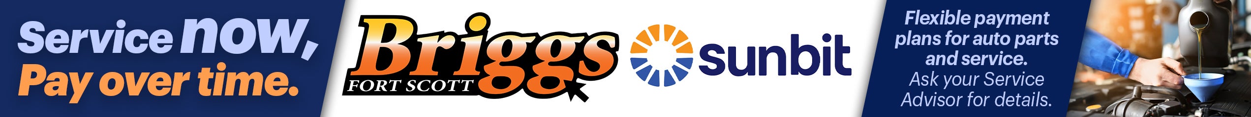 Service & Parts Financing at Briggs Auto Group Fort Scott