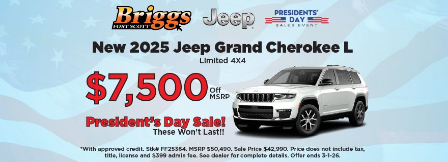 2025 Jeep Grand Cherokee L Limited 4X4